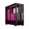 Fractal Design Pop Air RGB (Magenta Core TG) Gaming Case w/ Clear Glass Window, ATX, Hexagonal Mesh Front, Magenta Interior/Accents, 3 RGB Fans & ARGB Controller - Image 7