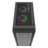 Vida Versa Black ARGB Gaming Case w/ Glass Side & Glass/Mesh Front, ATX, 6x ARGB PWM Fans, 6-Port Fan Hub & Remote Control *Glass & Mesh Front Panels included* - Image 8