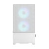 Fractal Design Pop Mini Air RGB (White TG) Gaming Case w/ Clear Glass Window, Micro ATX, Hexagonal Mesh Front, 3 RGB Fans & ARGB Controller - Image 4