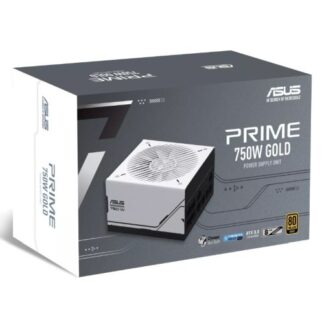 Asus Prime 750W Gold Gaming PSU, Double Ball Bearing Fan, Fully Modular, 80+ Gold, ATX 3.0, PCIe 5.0